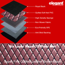 Royal 7D Car Floor Mats For Ford Freestyle - Brown Black | Elegant Auto Retail