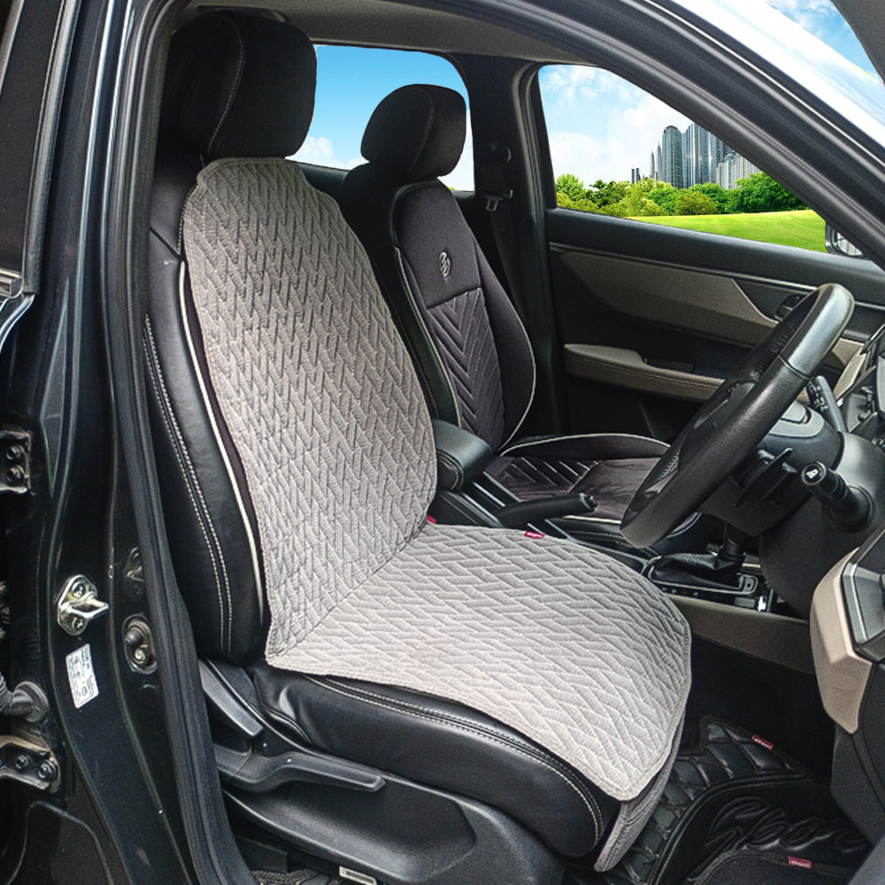Caper CoolPad Full Car Seat Cushion Light Grey (For Driver)
