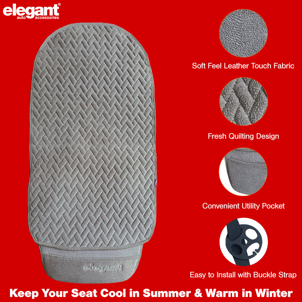 Caper CoolPad Full Car Seat Cushion Light Grey (For Driver)