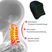 Elegant Zig Memory Foam Car Neck Rest XL Pillow How Features (Black)