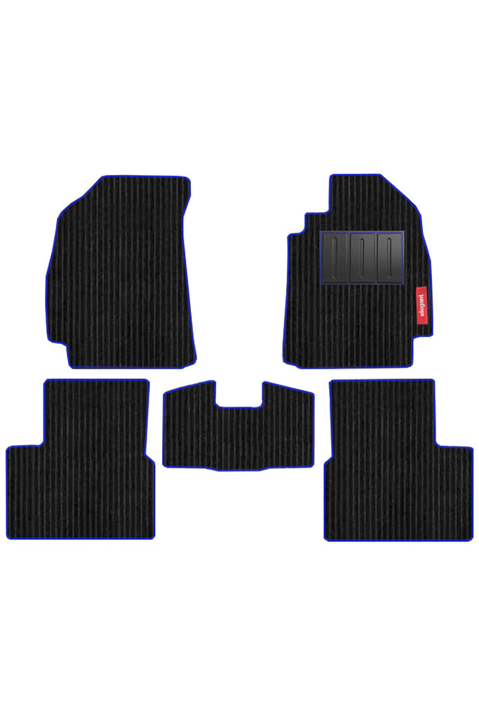 Cord Carpet Car Floor Mat For Ford Freestyle - Black Blue | Elegant Auto Retail