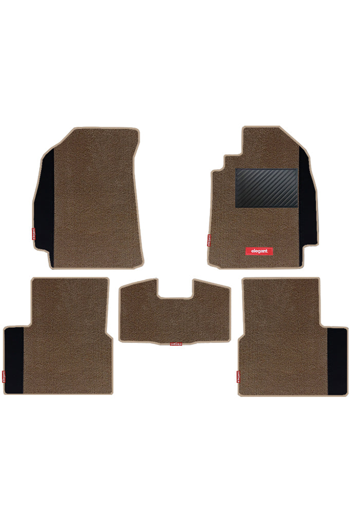 Duo Carpet Car Floor Mat For Volvo XC90 - Beige Black | Elegant Auto Retail