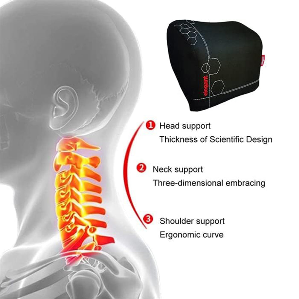 Zig Memory Foam Neck Rest D Car Support Pillow | Elegant Auto Retail