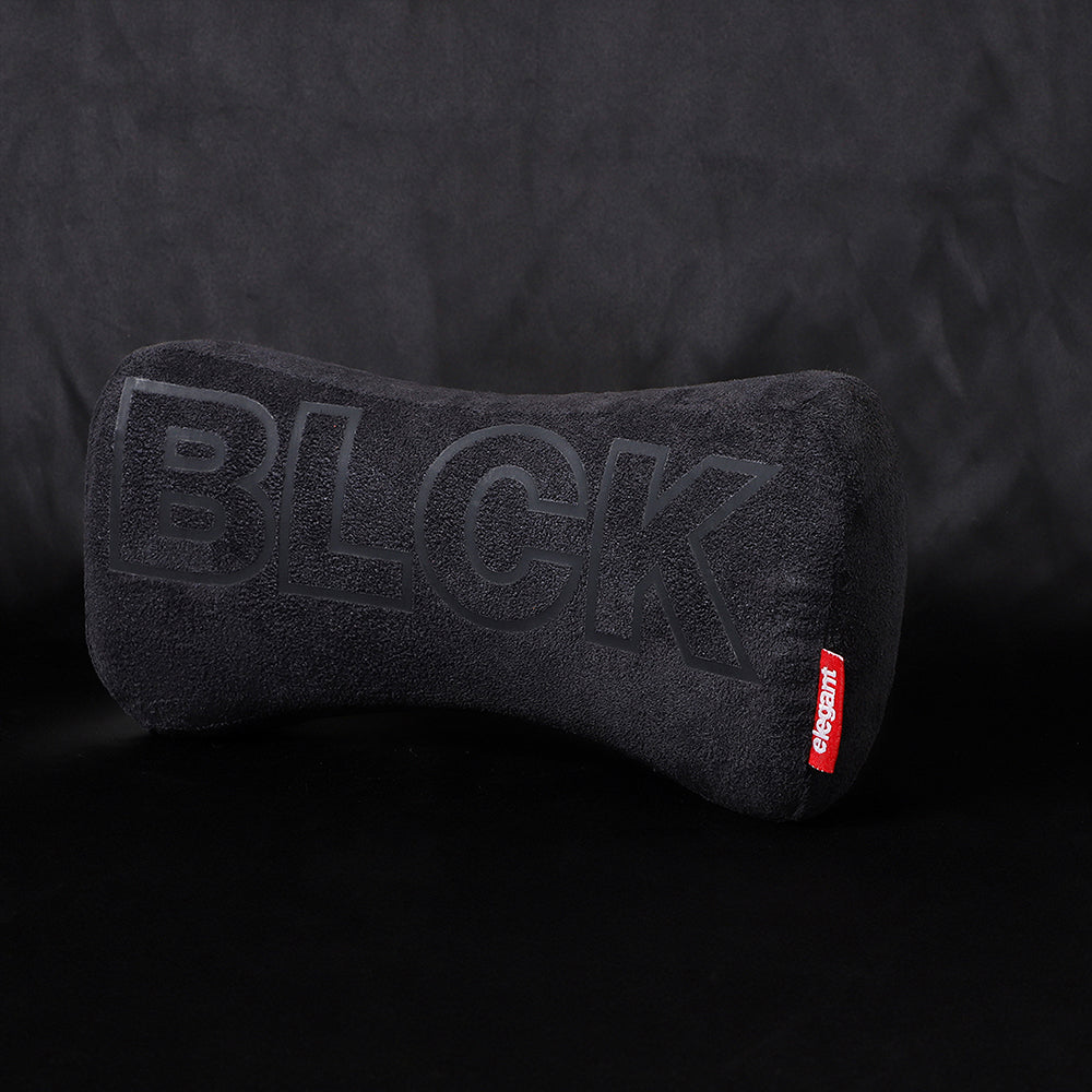 BLCK Memory Foam Slim Neck Support Pillow Set of 2 - In Black | Elegant Auto Retail