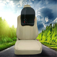 Elegant Zig Memory Foam Car Neck Rest XL Pillow Size (Black)