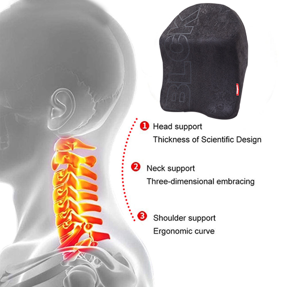 Neck Support Pillow - Black | Elegant Auto Retail