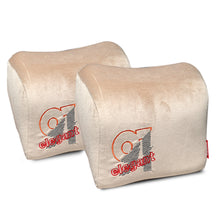 Elegant 91 Memory Foam Neck Rest D Support Car Pillow (Set of 2) |  | Elegant In Beige
