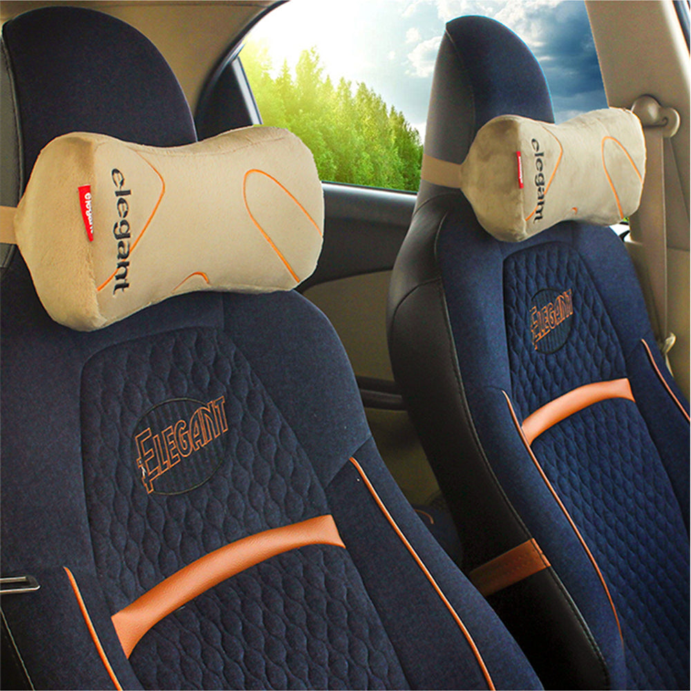 Car seat neck outlet rest