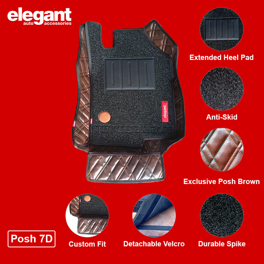 Posh 7D Car Floor Mats For Mahindra XUV500