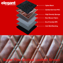 Elegant Posh 7D Car Floor Mats For Tata Nexon (In Brown)