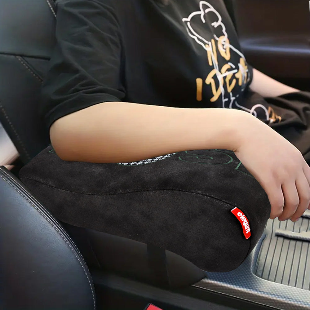 Elegant Posh Memory Foam Car Arm Rest Support Pillow