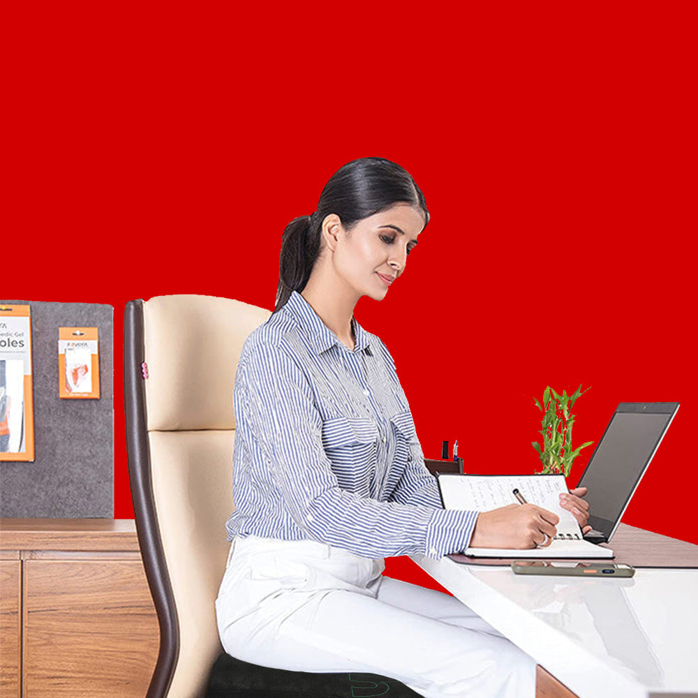 Elegant Posh Memory Foam Coccyx Seat Cushion Pillow