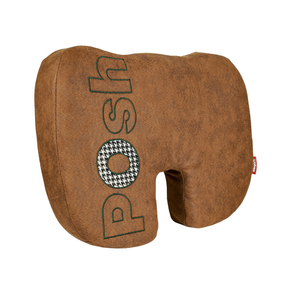 Elegant Posh Memory Foam Coccyx Seat Cushion Pillow