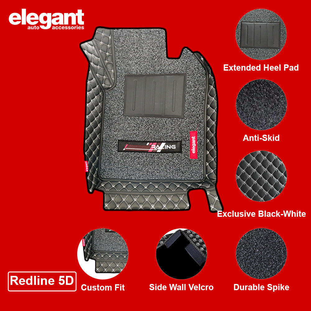 Redline 5D Car Floor Mat For Toyota Innova Crysta Elegant Auto Retail