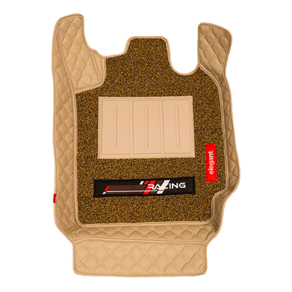 Redline 5D Car Floor Mat For Mahindra Scorpio - Beige Beige | Elegant Auto Retail