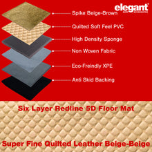 Redline 5D Car Floor Mat For Volkswagen Ameo - Beige Beige | Elegant Auto Retail