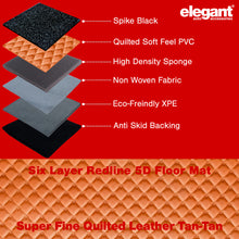 Redline 5D Car Floor Mat For Mahindra Alturas G4 - Tan Tan | Elegant Auto Retail