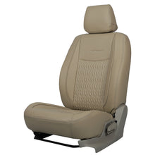 Vogue Roxy Art Leather Car Seat Cover For Mahindra XUV500 | in Beige Colour | Elegant Auto Retail