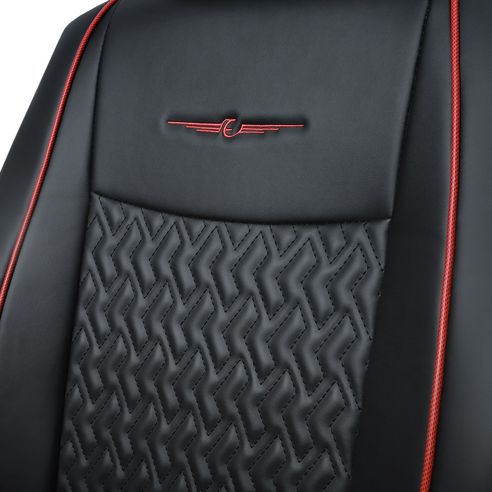 Vogue Roxy Art Leather Car Seat Cover For Nissan Kicks | in Black Colour | Elegant Auto Retail