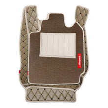 Royal 7D Car Floor Mats For Maruti Wagon R - Beige Black | Elegant Auto Retail
