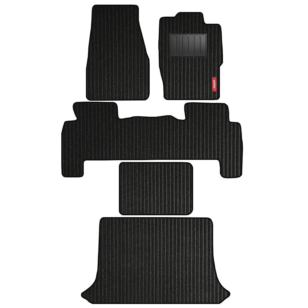 Cord Carpet Car Floor Mat Black For Mahindra Scorpio | Elegant Auto Retail