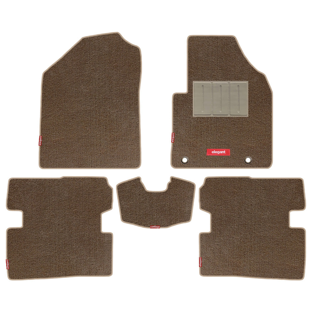 Duo Carpet Car Floor Mat For Toyota Etios - Beige Beige | Elegant Auto Retail