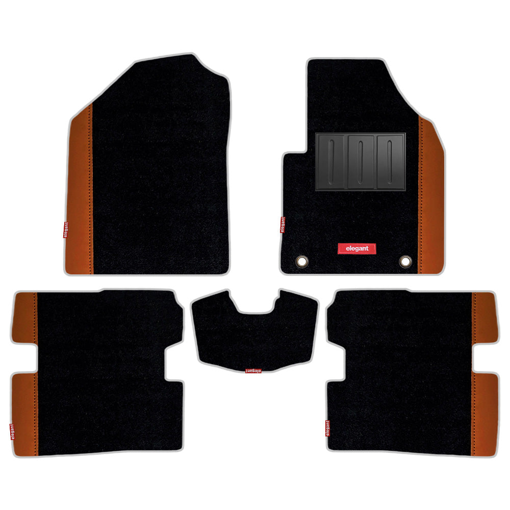 Duo Carpet Car Floor Mat For BMW 330 Li - Black Tan | Elegant Auto Retail