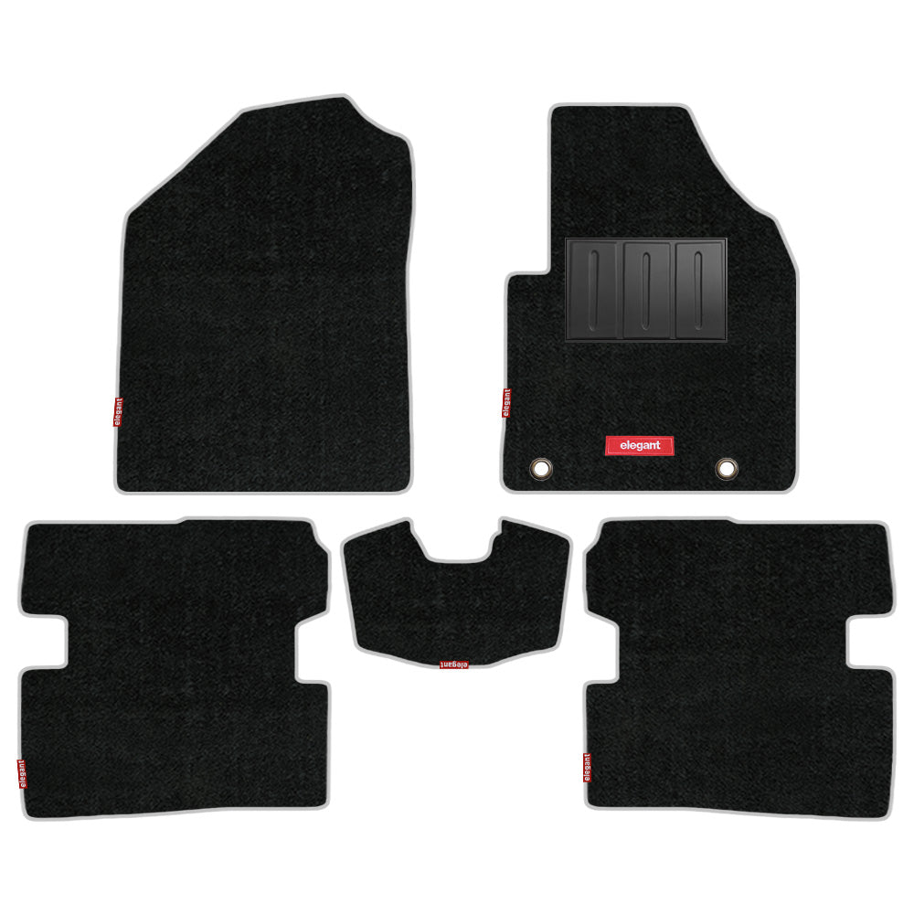 Duo Carpet Car Floor Mat For Toyota Etios - Black Black | Elegant Auto Retail