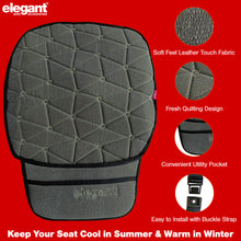 Space CoolPad Car Seat Cushion Grey (Set of 2)