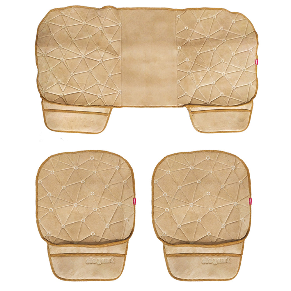 Space CoolPad Car Seat Cushion Beige (Set of 3) | Elegant Auto Retail
