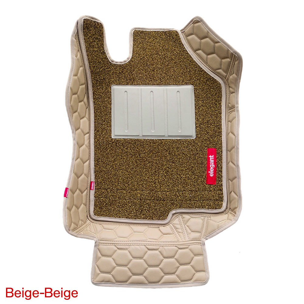 Star 7D Car Floor Mats For Tata Curvv - Beige Beige | Elegant Auto Retail
