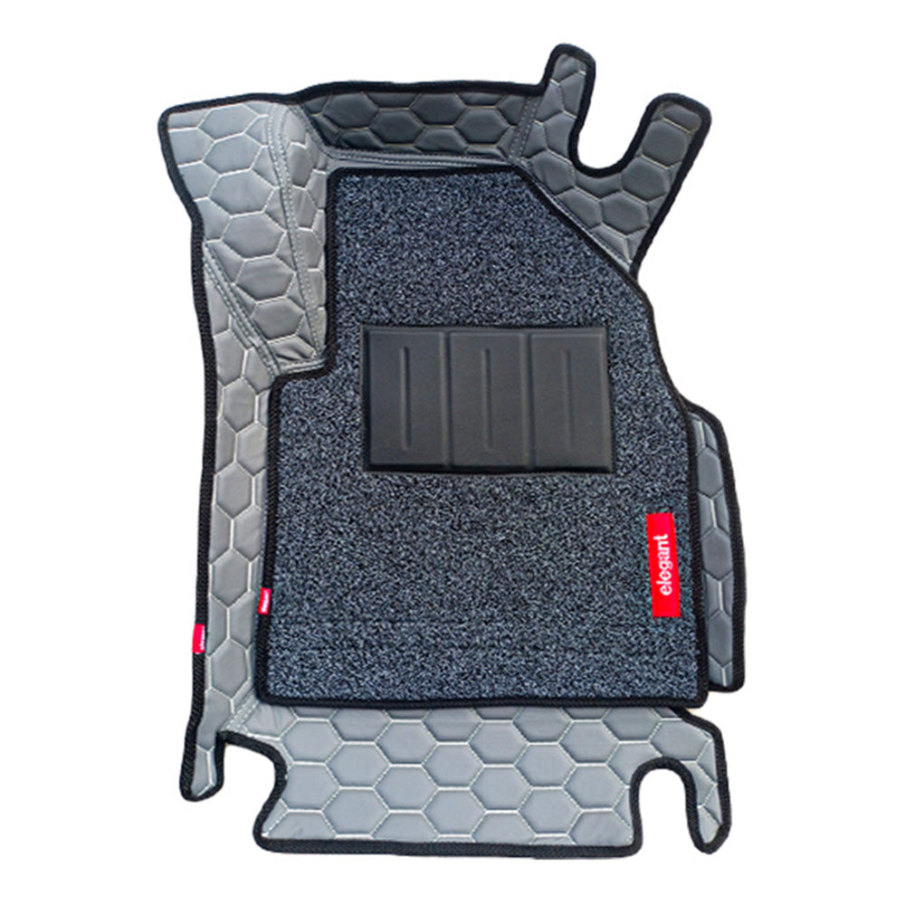 Star 7D Car Floor Mats For Maruti Ertiga - Grey White | Elegant Auto Retail