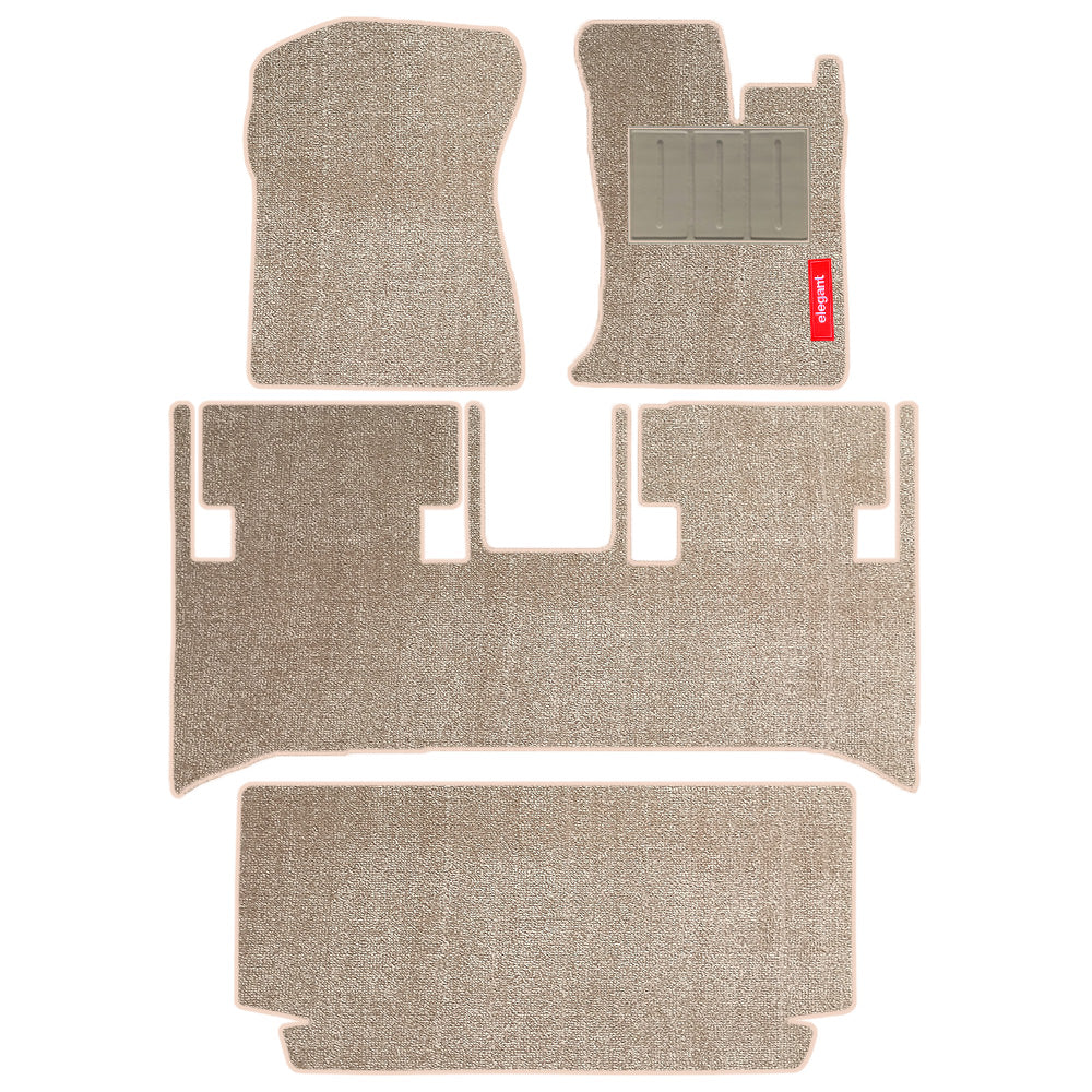 Miami Carpet Car Floor Mat For Mahindra Thar - Beige Beige | Elegant Auto Retail