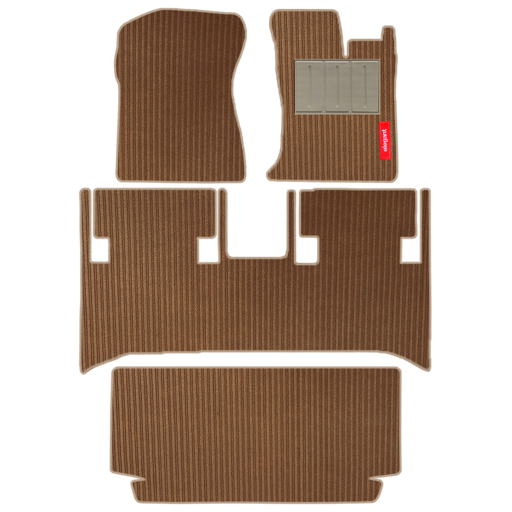 Cord Carpet Car Floor Mat For Mahindra Thar - Beige Beige | Elegant Auto Retail
