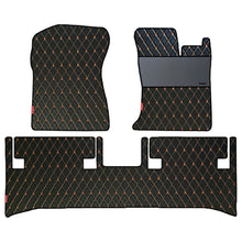Luxury Leatherette Car Floor Mat For Mahindra Thar - Black Tan | Elegant Auto Retail