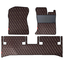 Luxury Leatherette Car Floor Mat For Mahindra Thar - Brown Beige | Elegant Auto Retail