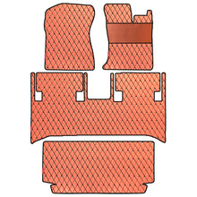 Luxury Leatherette Car Floor Mat For Mahindra Thar -Tan Black | Elegant Auto Retail