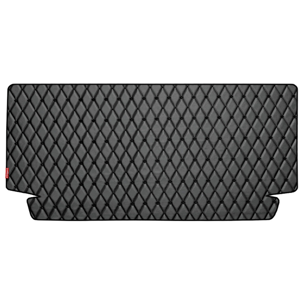 Luxury Leatherette Car Dicky Mat For Mahindra Thar - Black Black | Elegant Auto Retail