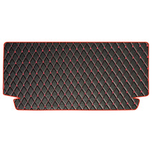 Luxury Leatherette Car Dicky Mat For Mahindra Thar - Black Red | Elegant Auto Retail