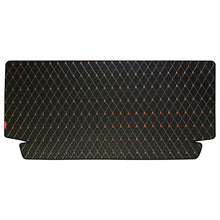 Luxury Leatherette Car Dicky Mat For Mahindra Thar - Black Tan | Elegant Auto Retail