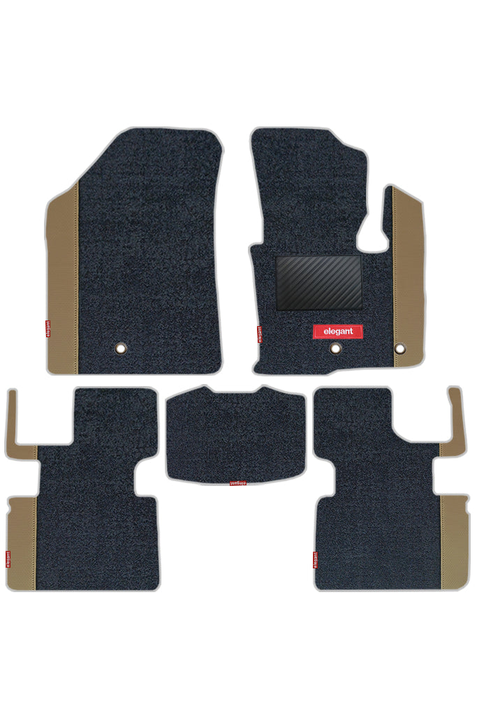 Duo Carpet Car Floor Mat For Volvo XC60 - Black Beige | Elegant Auto Retail