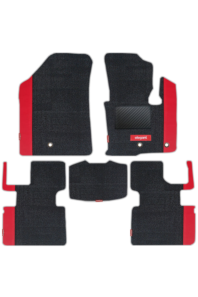 Duo Carpet Car Floor Mat For Volvo XC60 - Black Red | Elegant Auto Retail