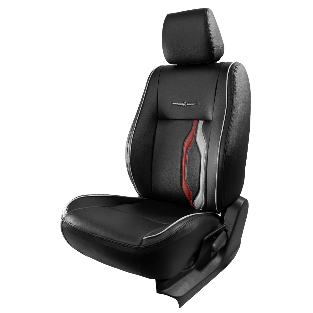 Vogue Trip Plus Art Leather Bucket Fit Car Seat Cover For Toyota Etios - Black | Elegant Auto Retail