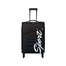 Load image into Gallery viewer, Elegant Sport Square Trolley Bag Large Suitcase for Travelling -Black and Blue
