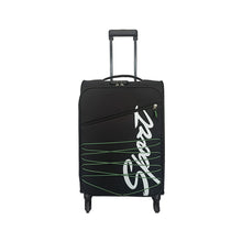 Load image into Gallery viewer, Elegant Sport Square Trolley Bag Small Suitcase for Travelling-Black and Green
