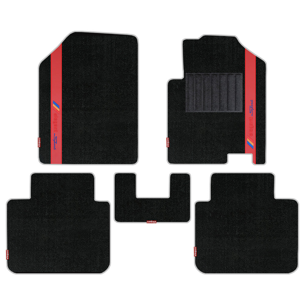 Sports Car Floor Mat Red For Toyota Urban Cruiser