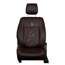 Victor 2 Art Leather Car Seat Cover For Mahindra XUV 400 EV | in Brown Colour | Elegant Auto Retail