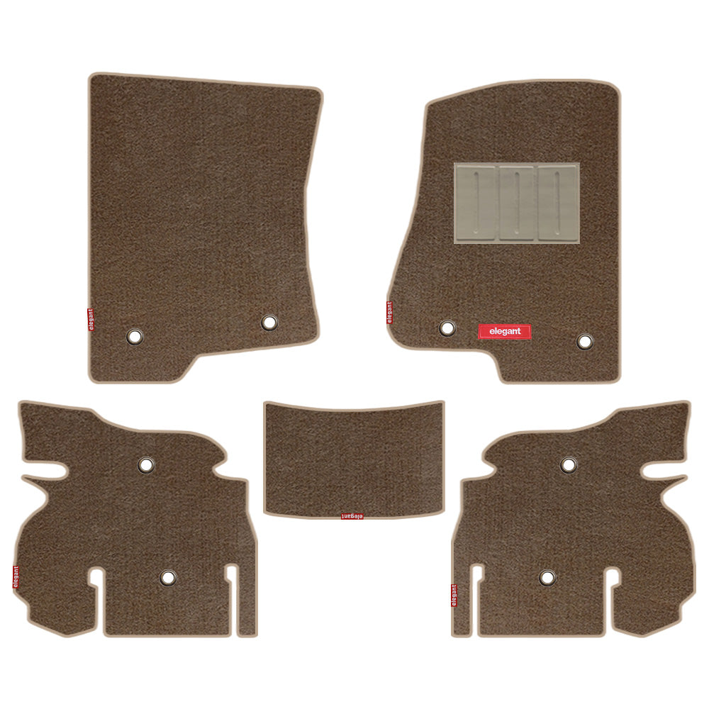 Duo Carpet Car Floor Mat For Jeep Wrangler Rubicon - Beige Beige | Elegant Auto Retail