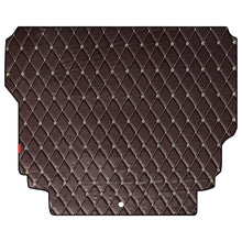 Luxury Leatherette Car Dicky Mat For Jeep Wrangler Rubicon - Brown Beige | Elegant Auto Retail