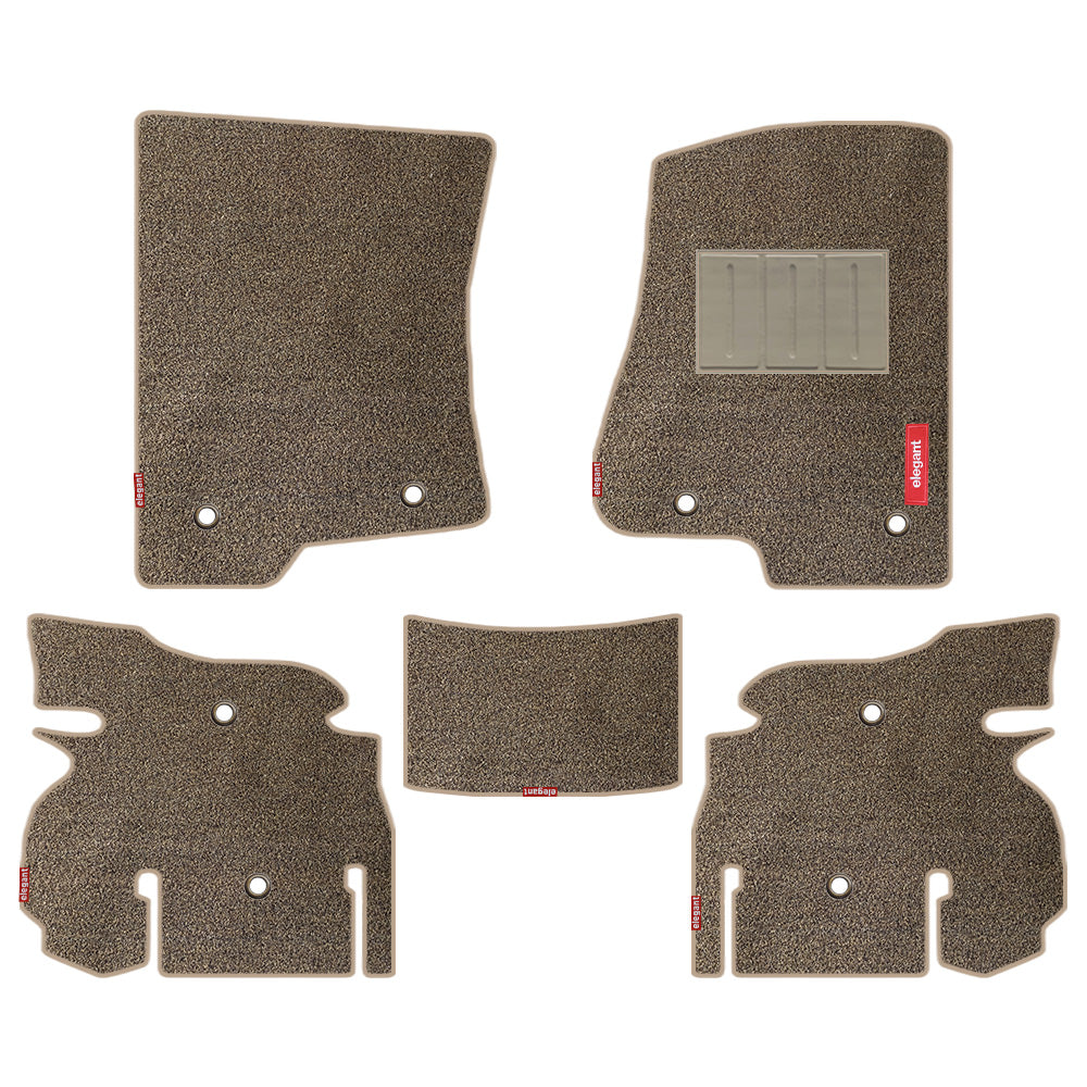 Spike Car Floor Mat for Jeep Wrangler Rubicon - Beige | Elegant Auto Retail